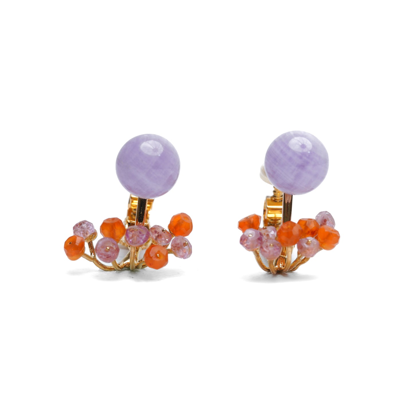 【 Online Limited 】Gemstone Fairy Earrings Collection Earring < Amequartzite >