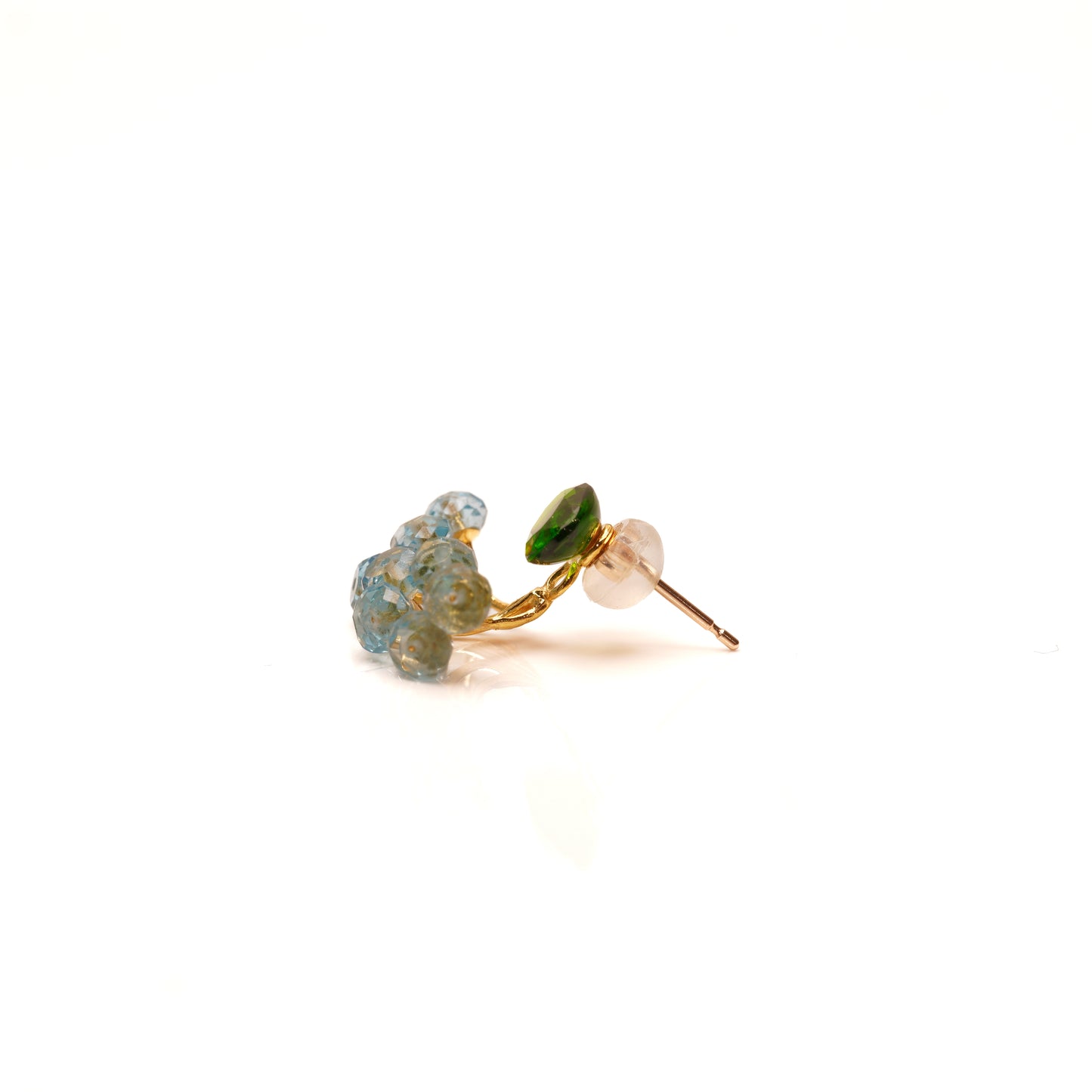 Gemstone Fairy Earrings Collection Pierce < Chrome Diopside >