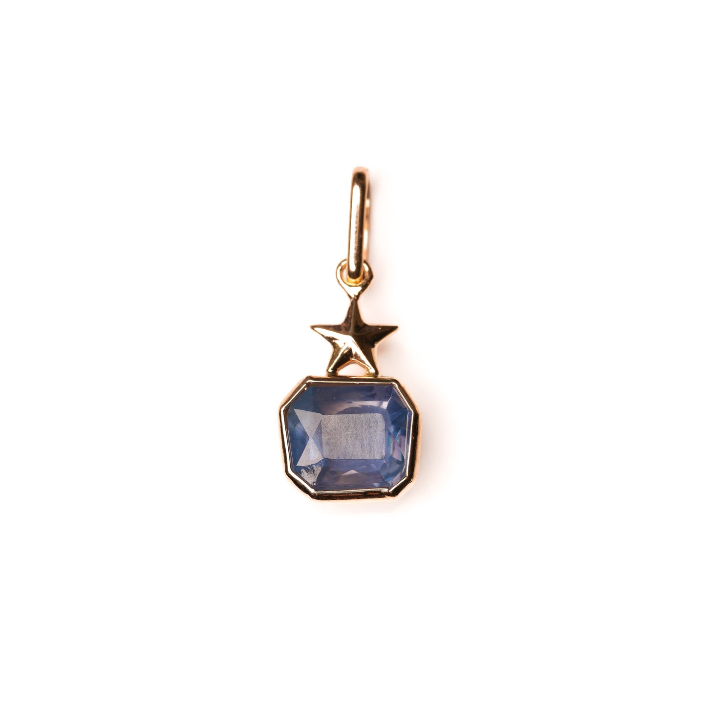 Crown collection pendant top Blue Apatite