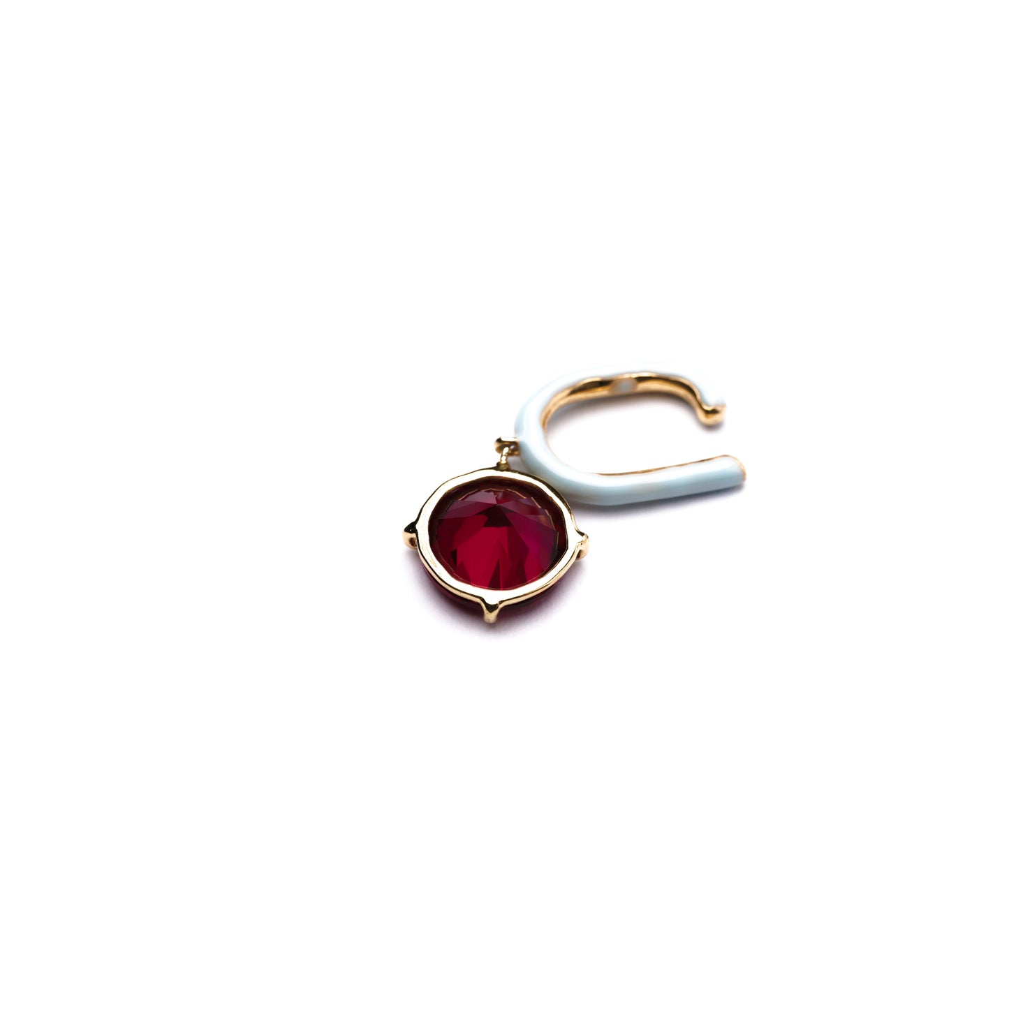 Candy Collection Earcuff < Lab-grown Ruby >