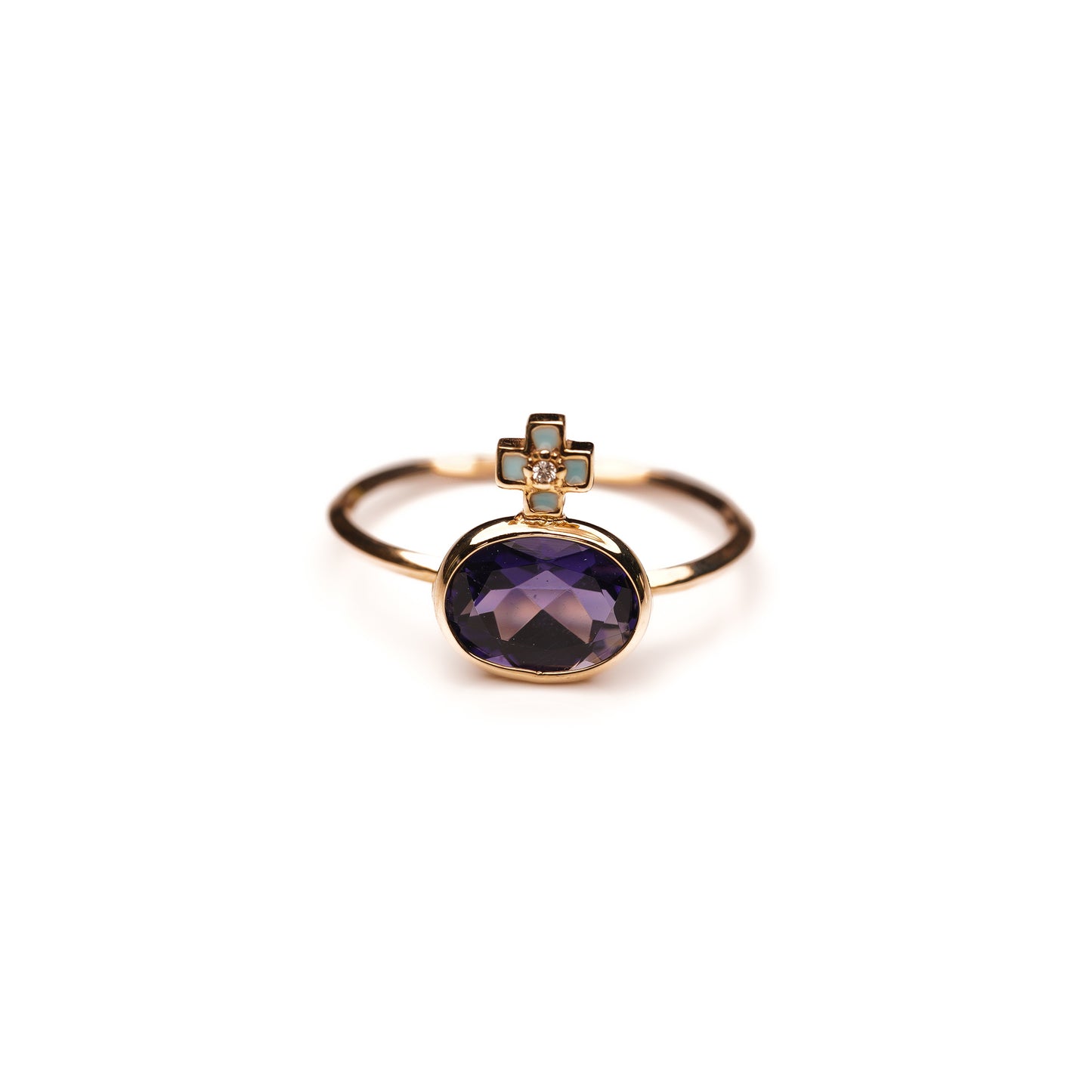 Crown collection Iolite Ring