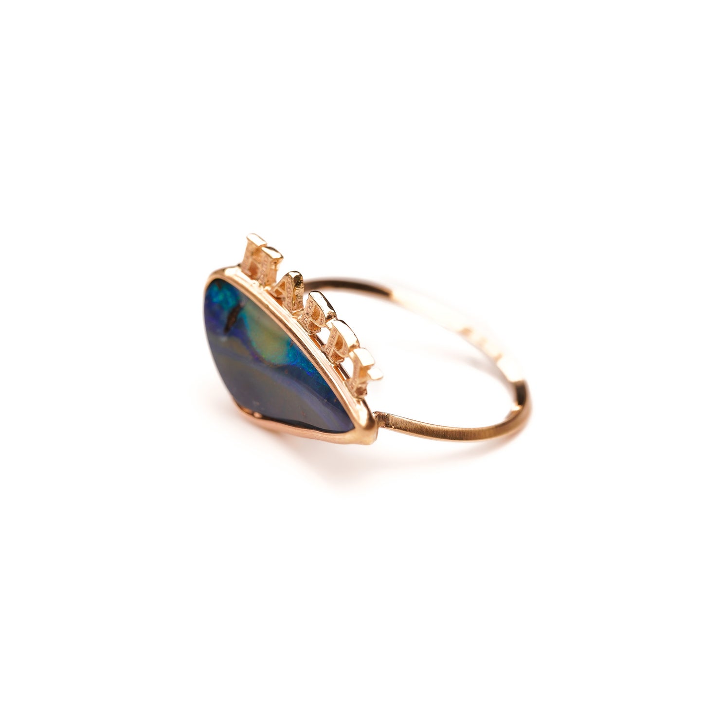Crown collection Boulder Opal Ring