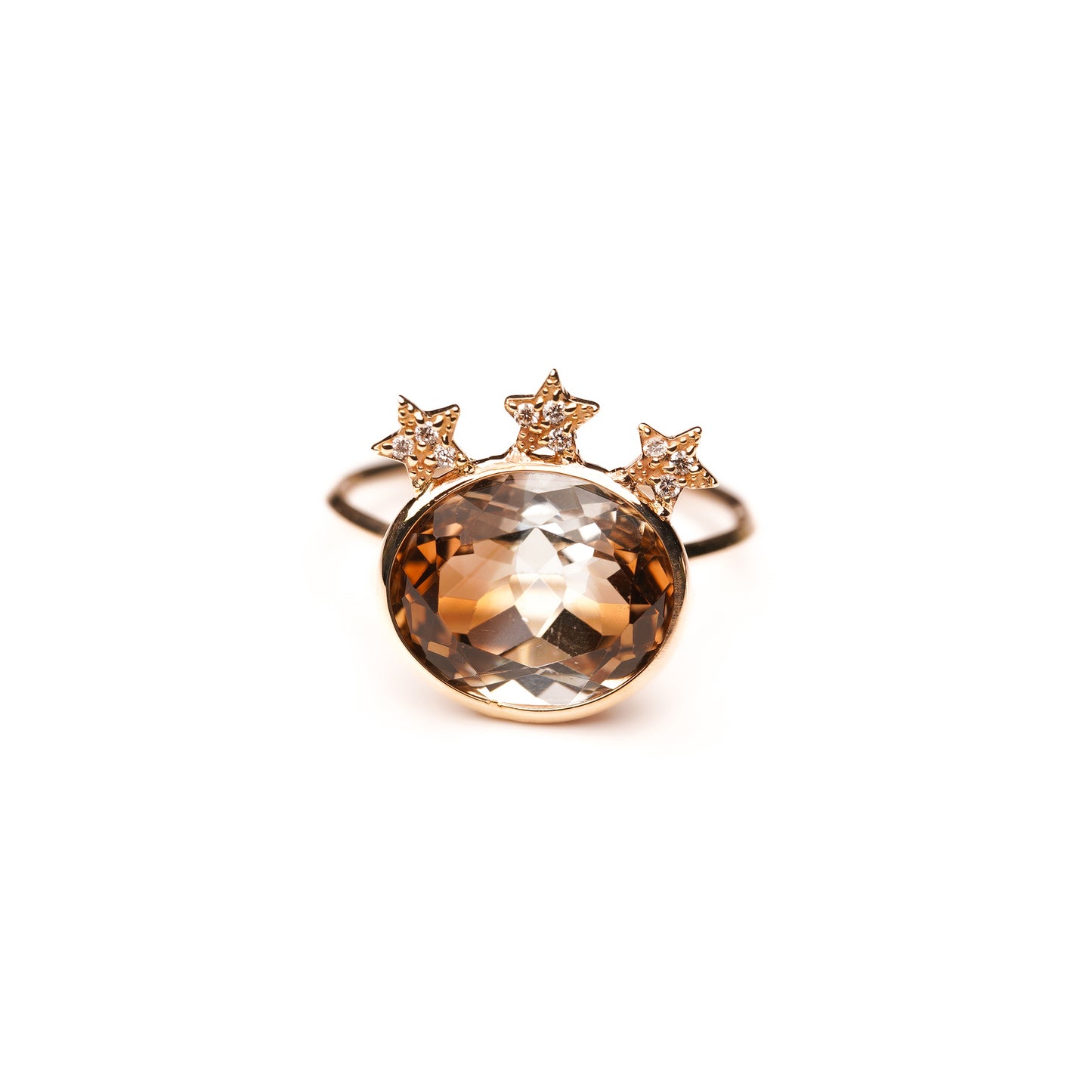 Crown collection Bicolor Topaz Ring