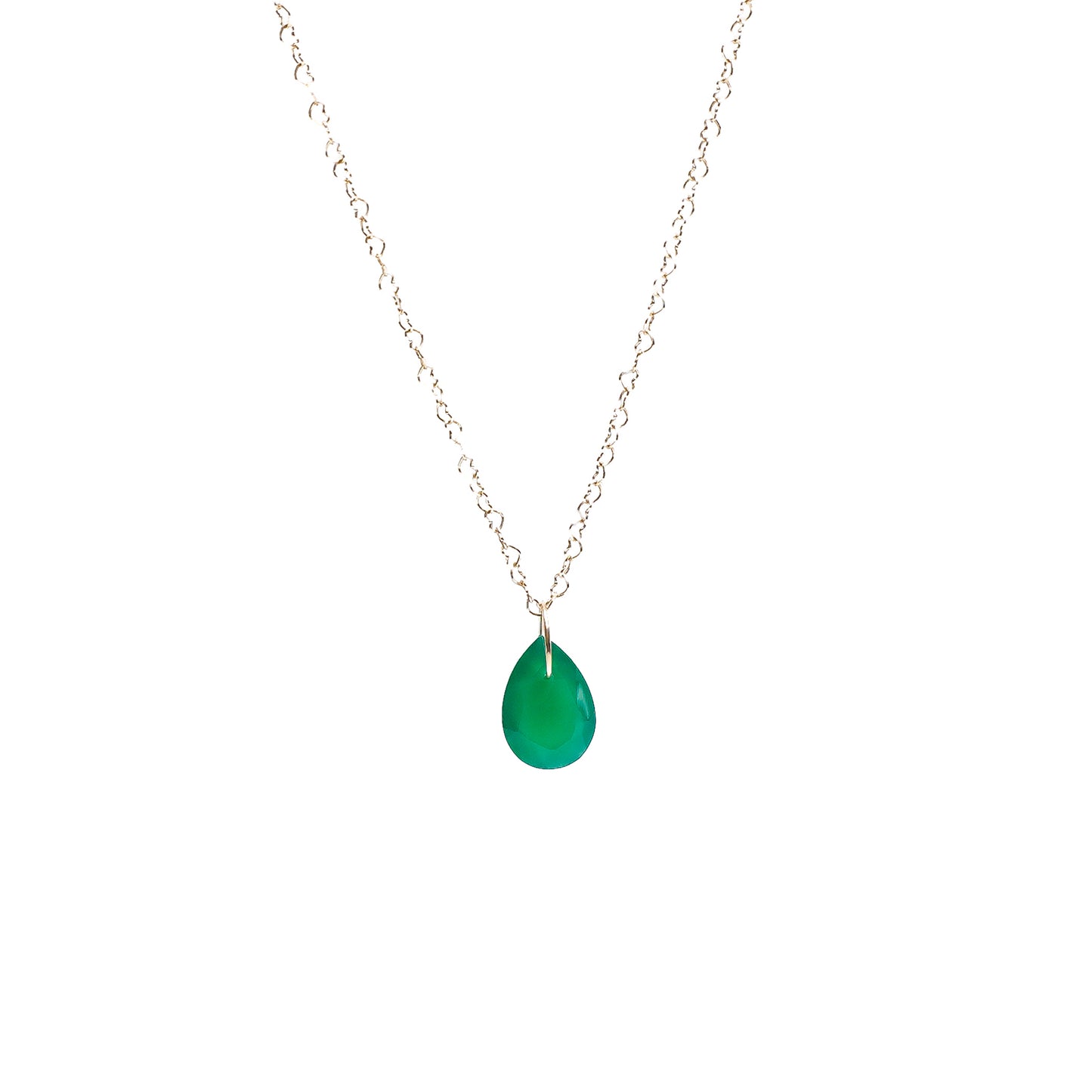 Pendant top < Green Onyx >