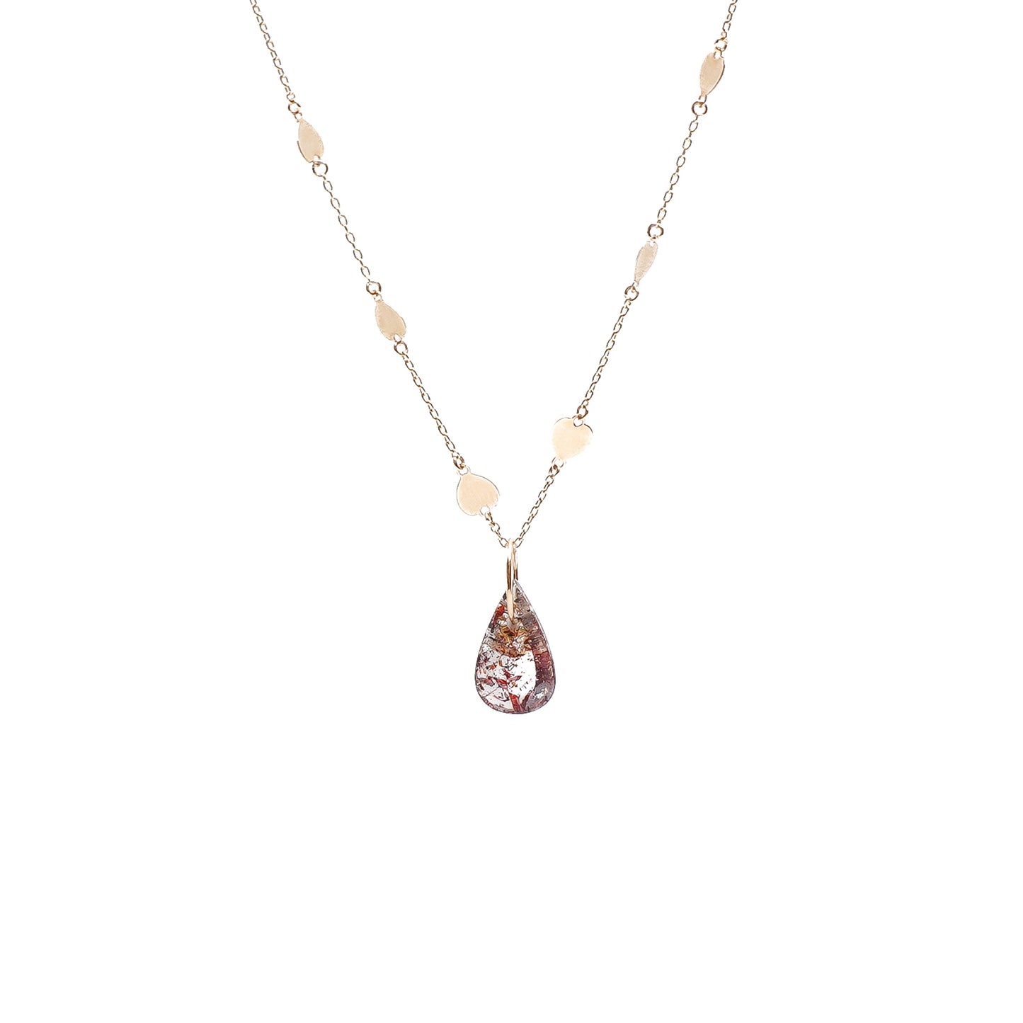 Pendant top < Lepidocrocite In Quartz >
