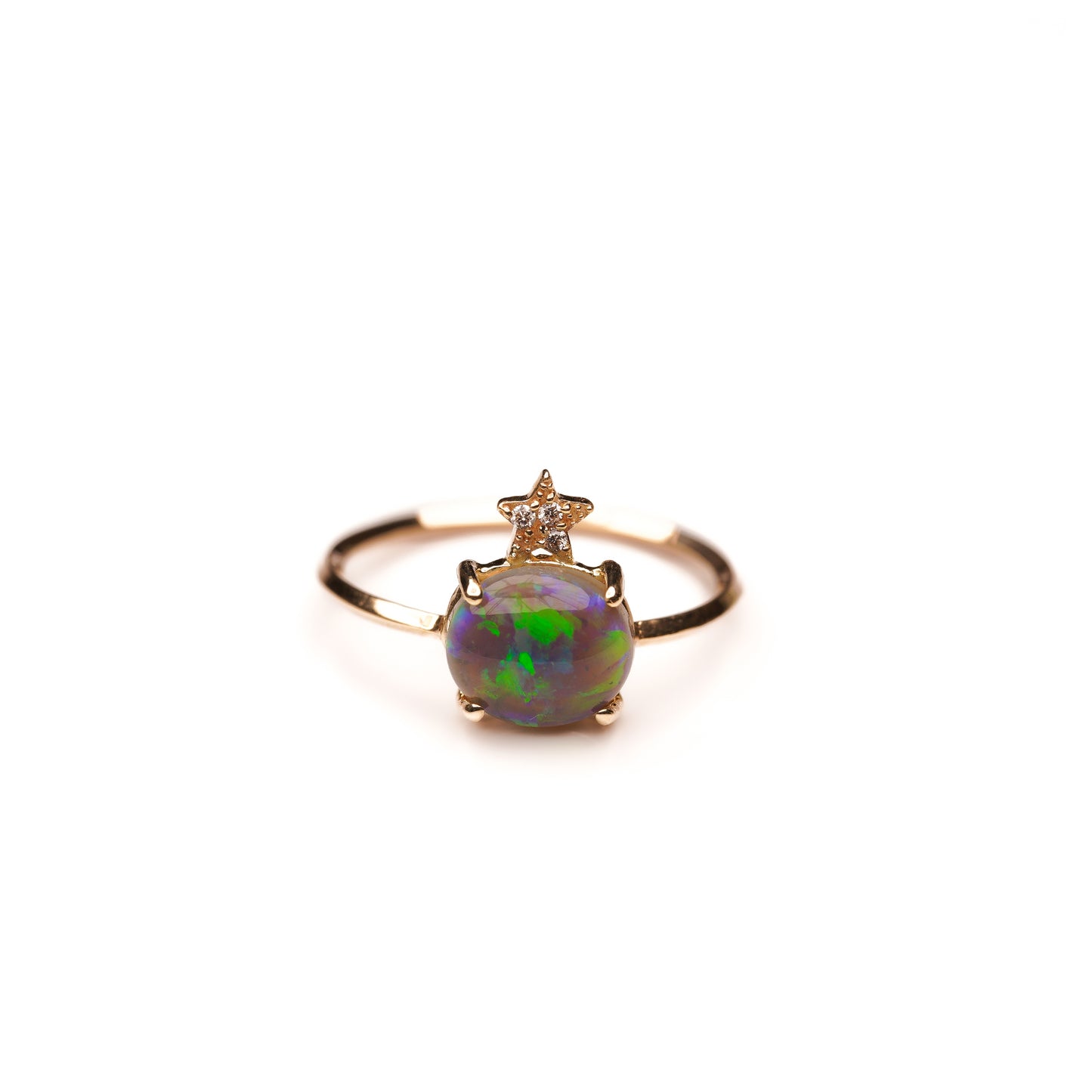 Crown collection Gray Opal Ring