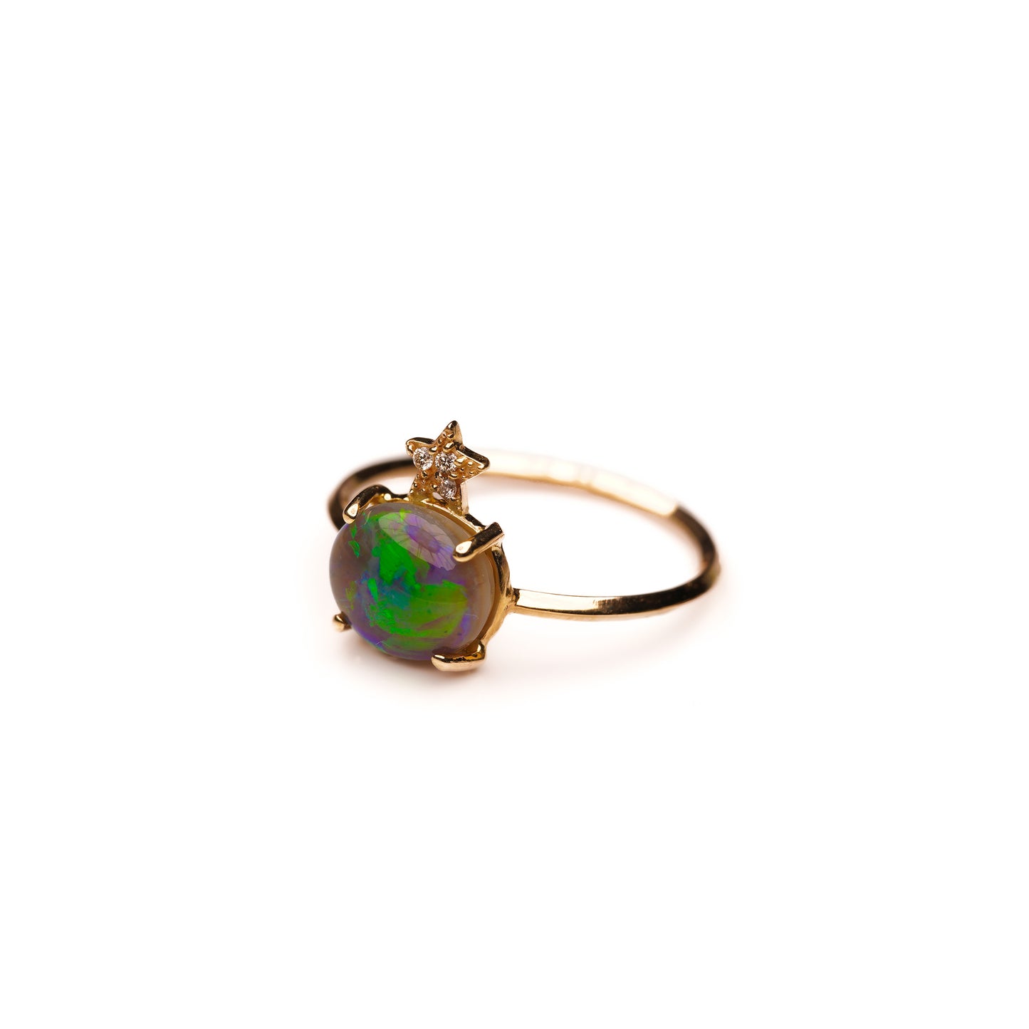 Crown collection Gray Opal Ring