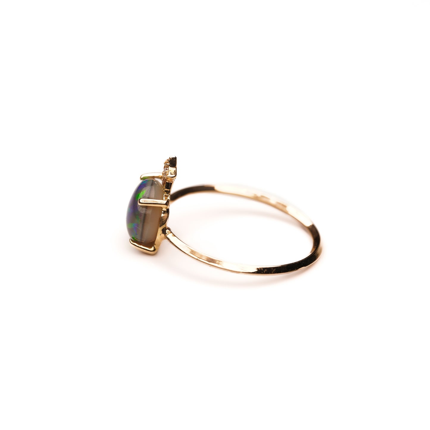 Crown collection Gray Opal Ring