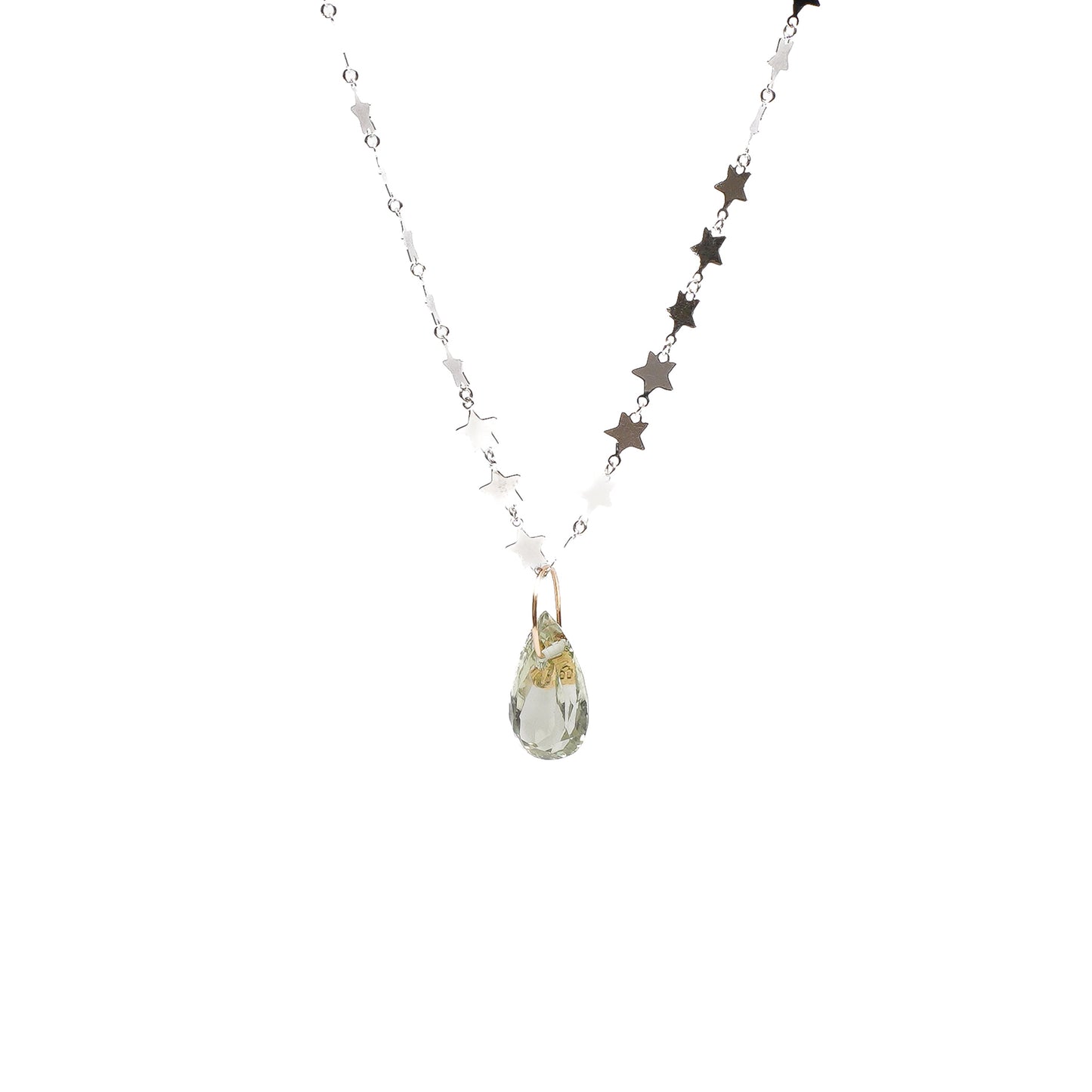 Pendant top < Green Amethyst >