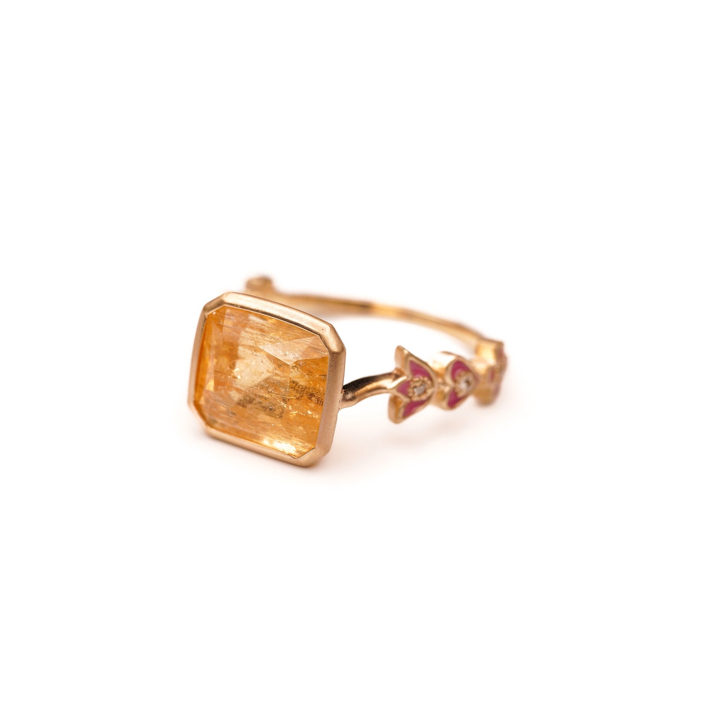 Crown collection design arm ring Imperial Topaz