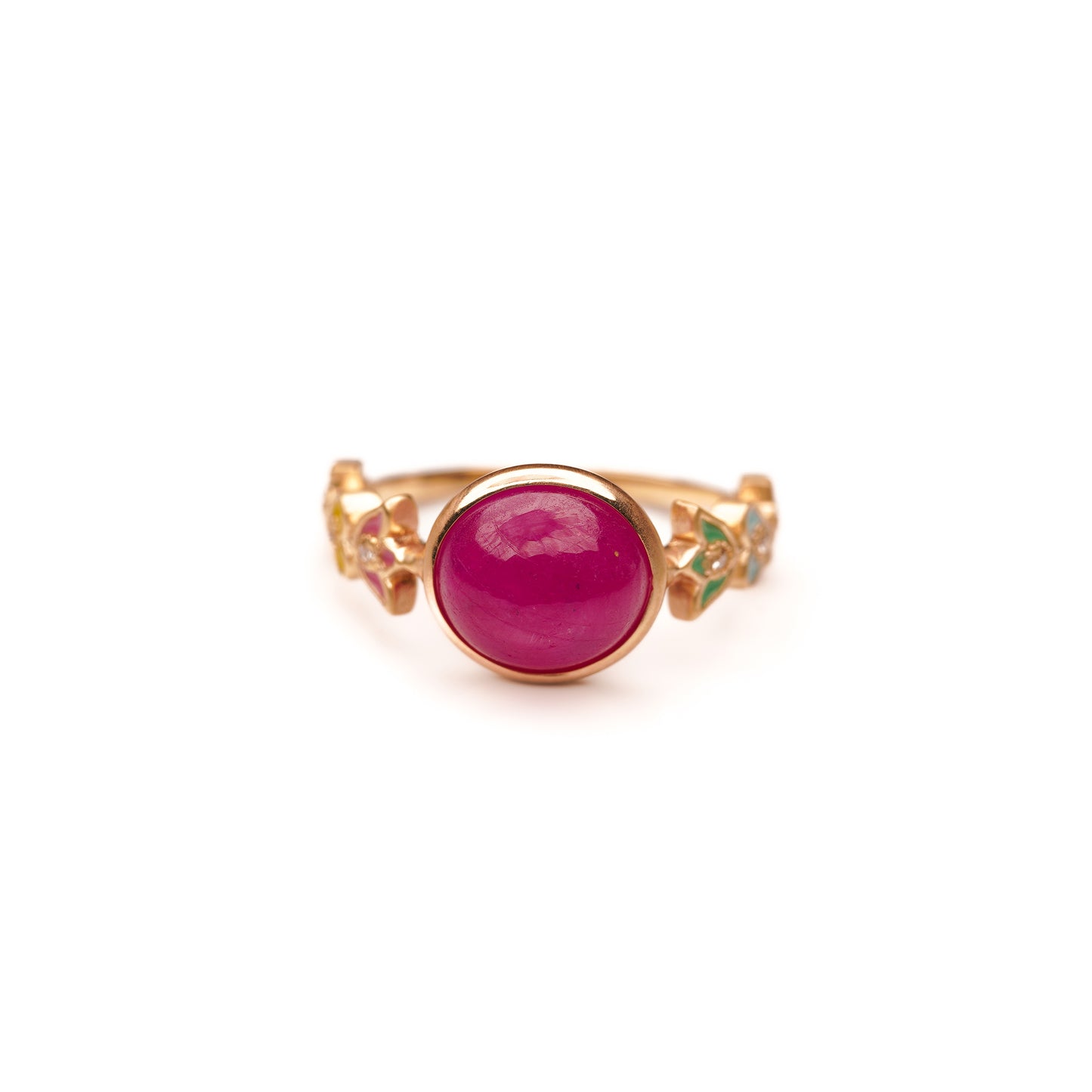Crown collection design arm ring Star Ruby