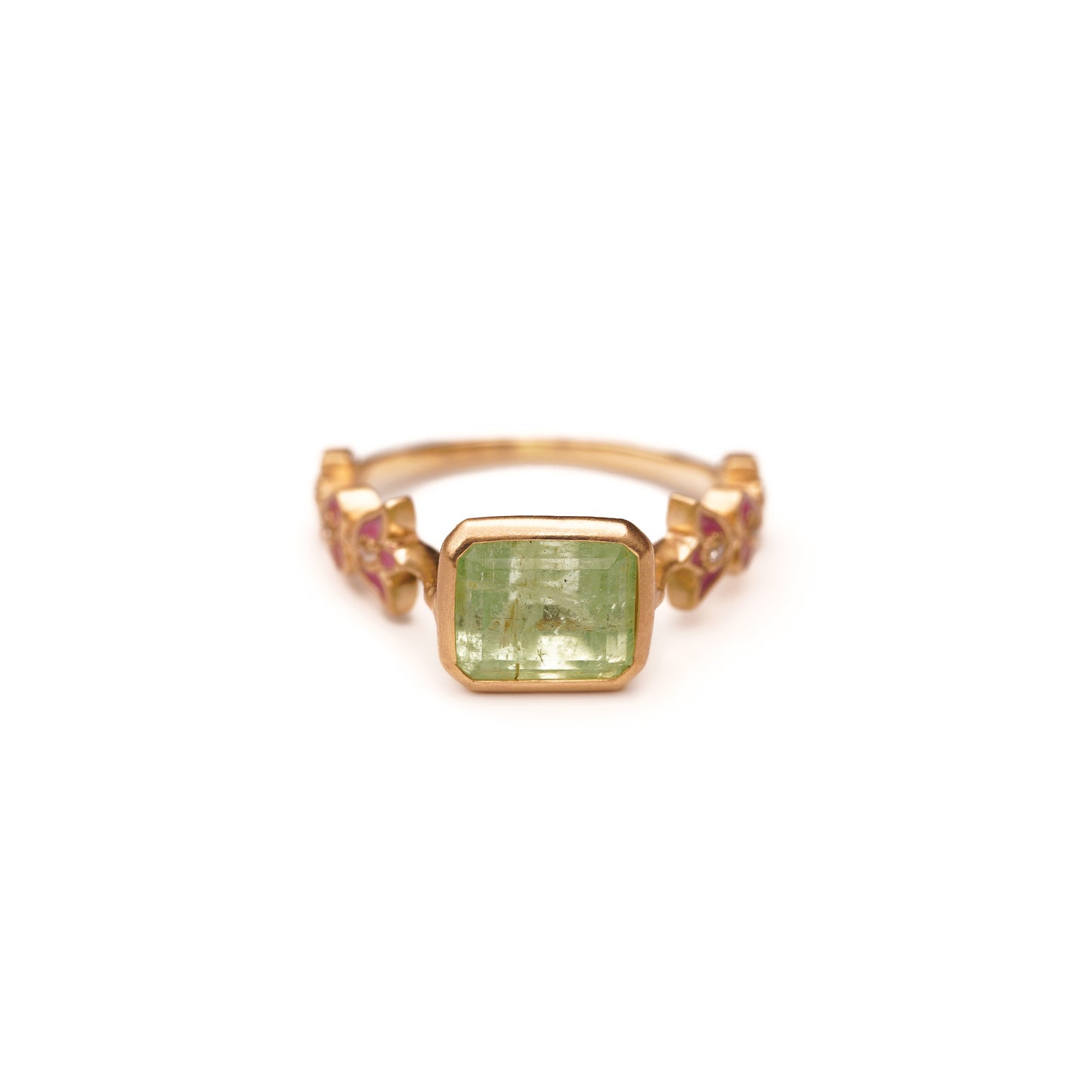 Crown collection design arm ring Inclusion Tourmaline