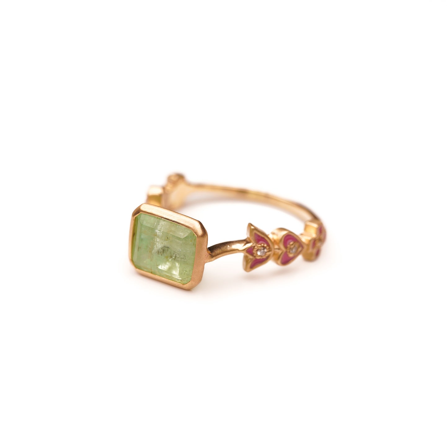 Crown collection design arm ring Inclusion Tourmaline