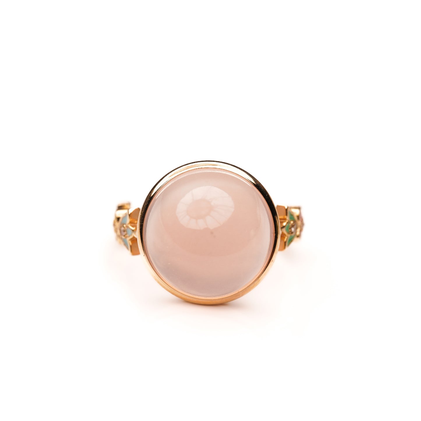 Crown collection design arm ring Rose Quartz