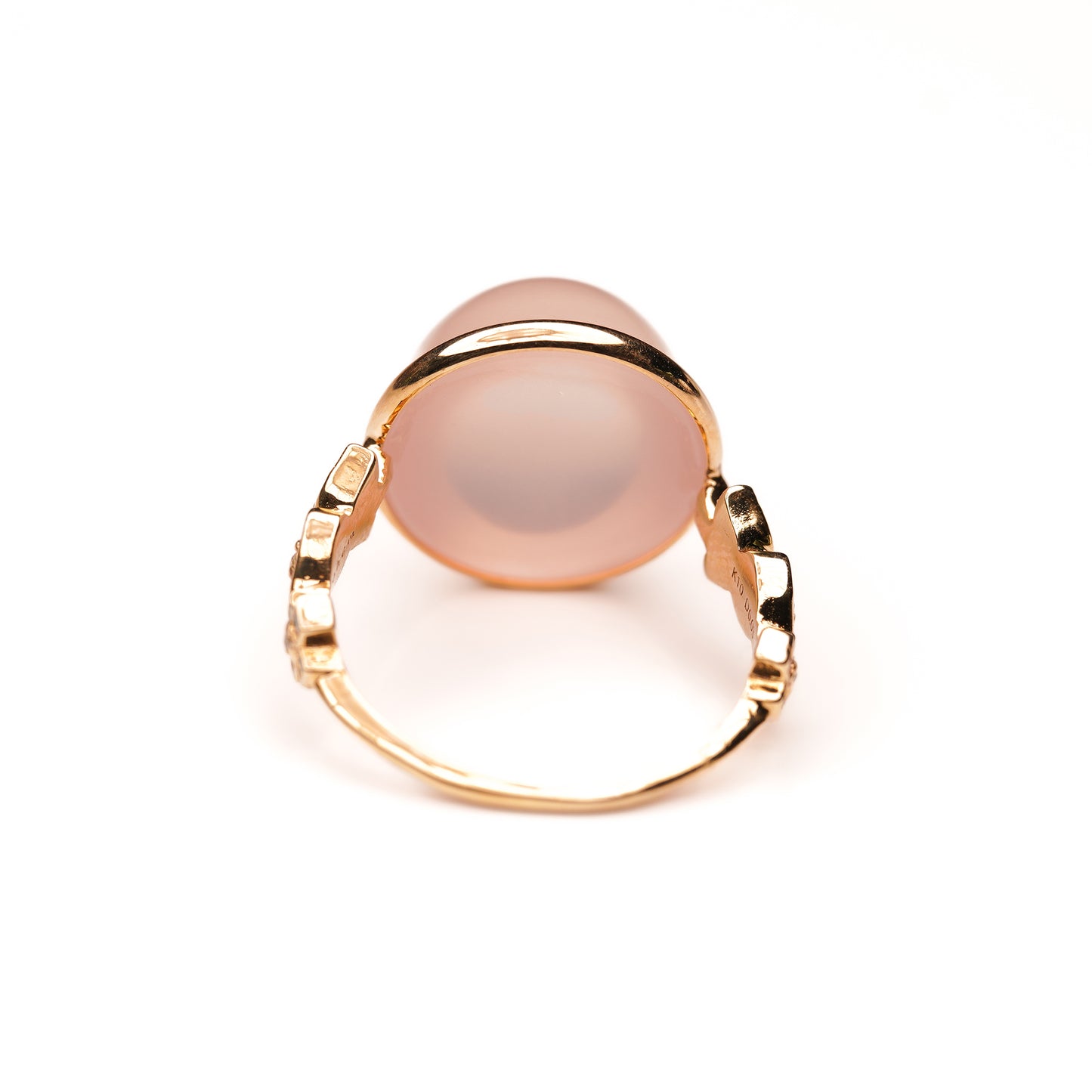 Crown collection design arm ring Rose Quartz