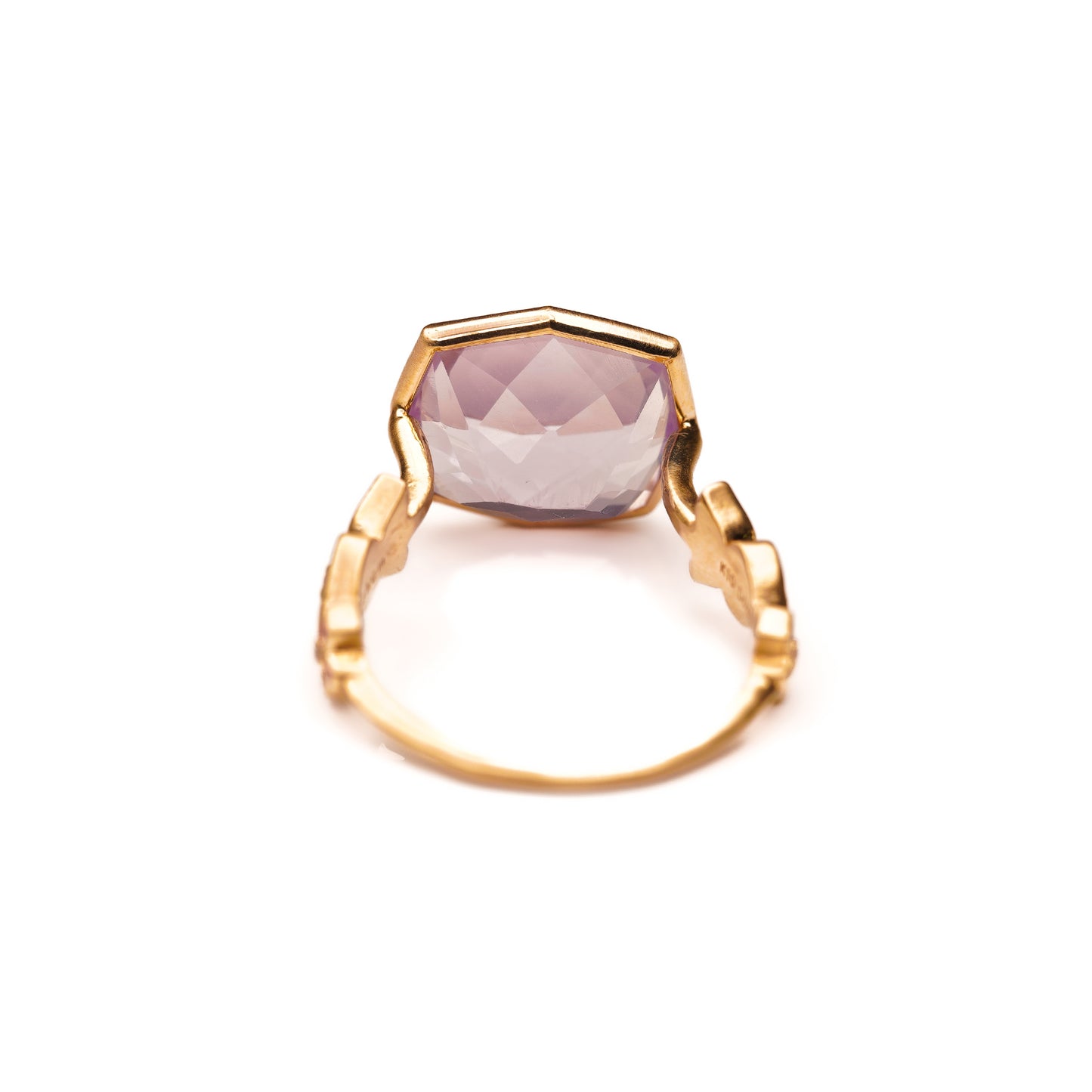 Crown collection design arm ring Lavender Quartz