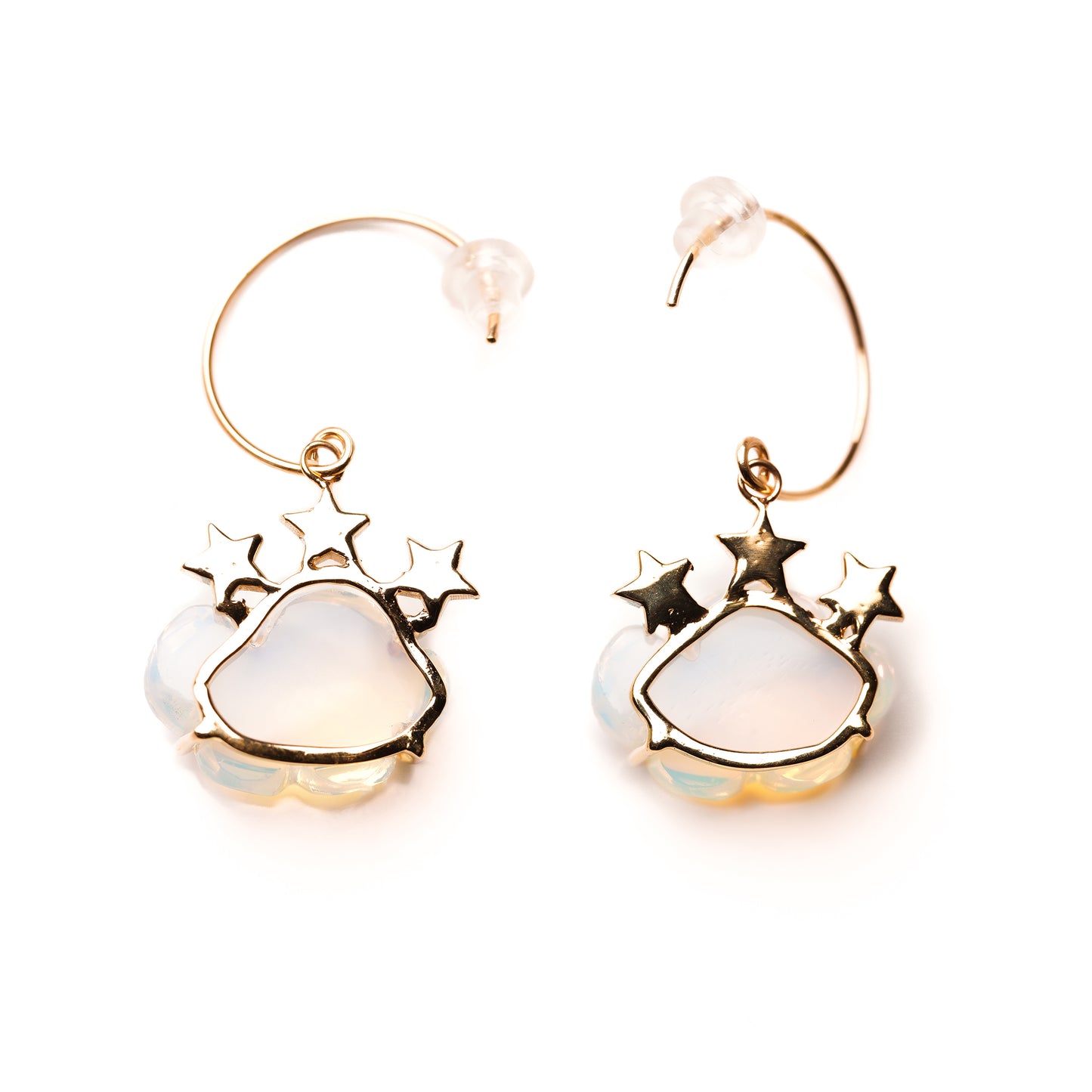 Crown collection pierced Opalite