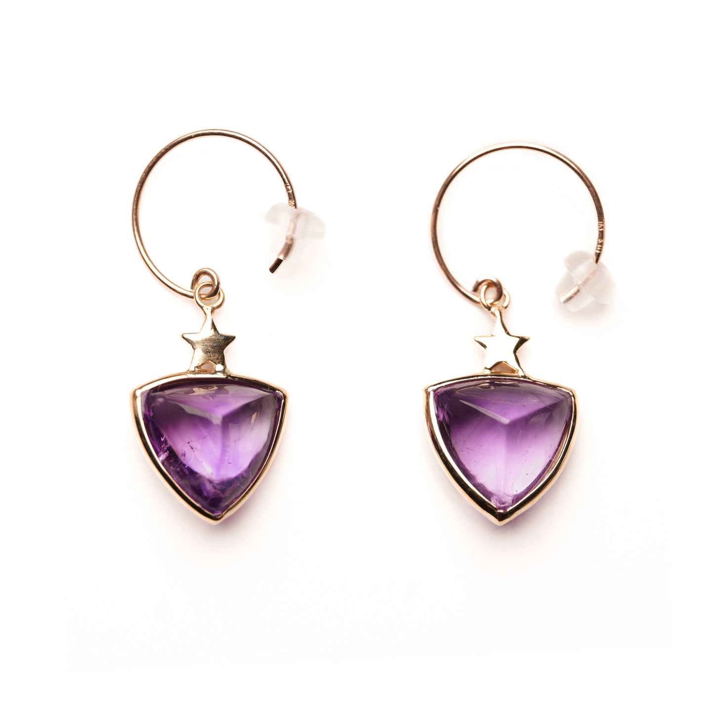 Crown collection pierced Amethyst