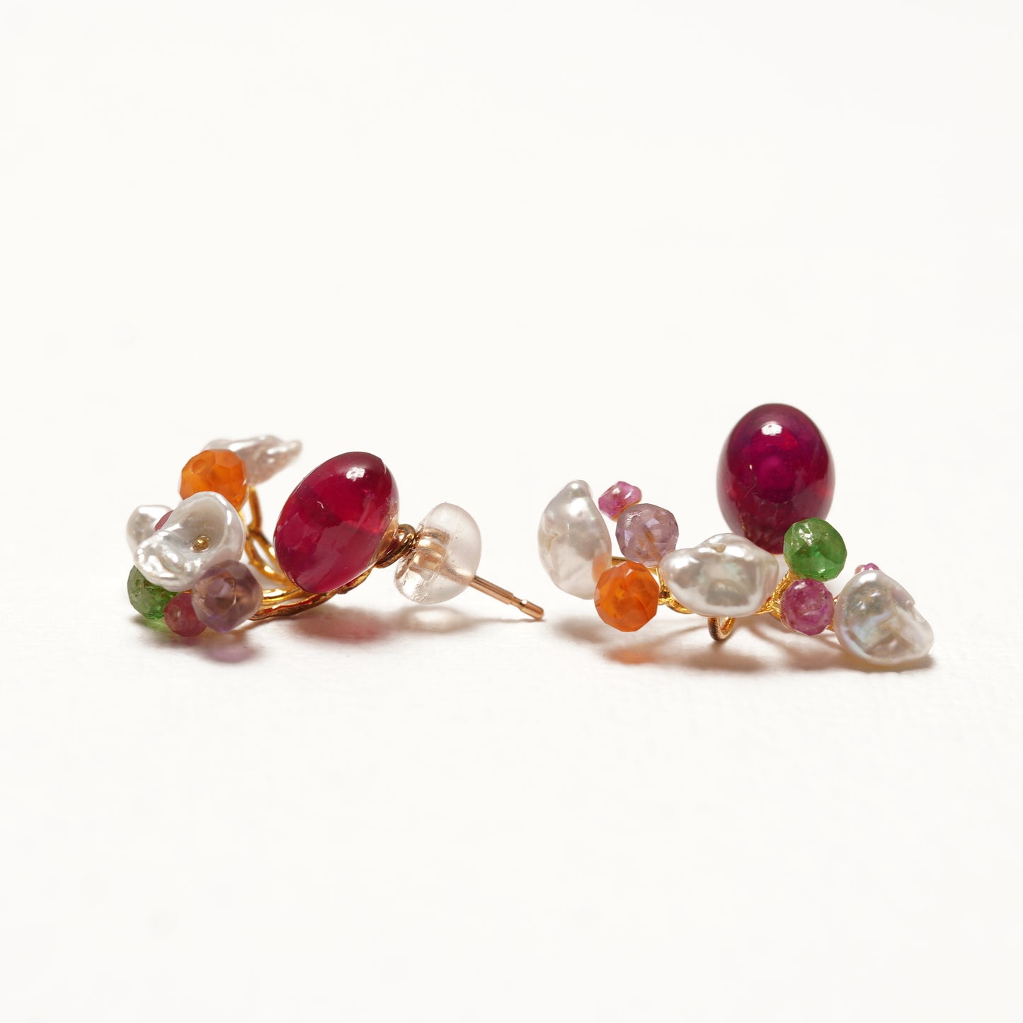 Gemstone Fairy Earrings Collection Pierce