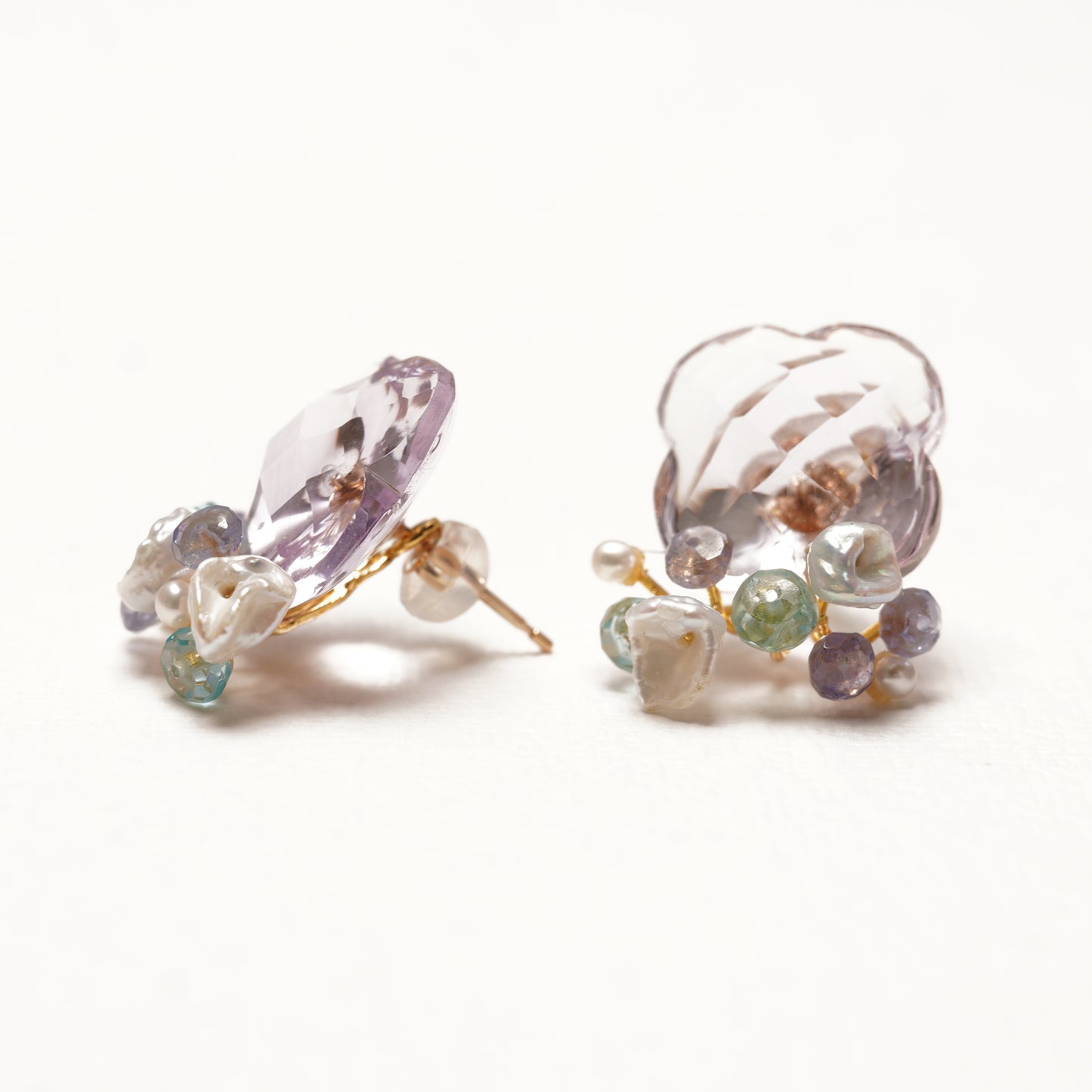Gemstone Fairy Earrings Collection Pierce