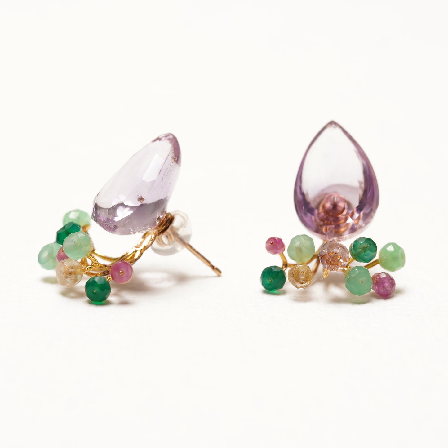 Gemstone Fairy Earrings Collection Pierce