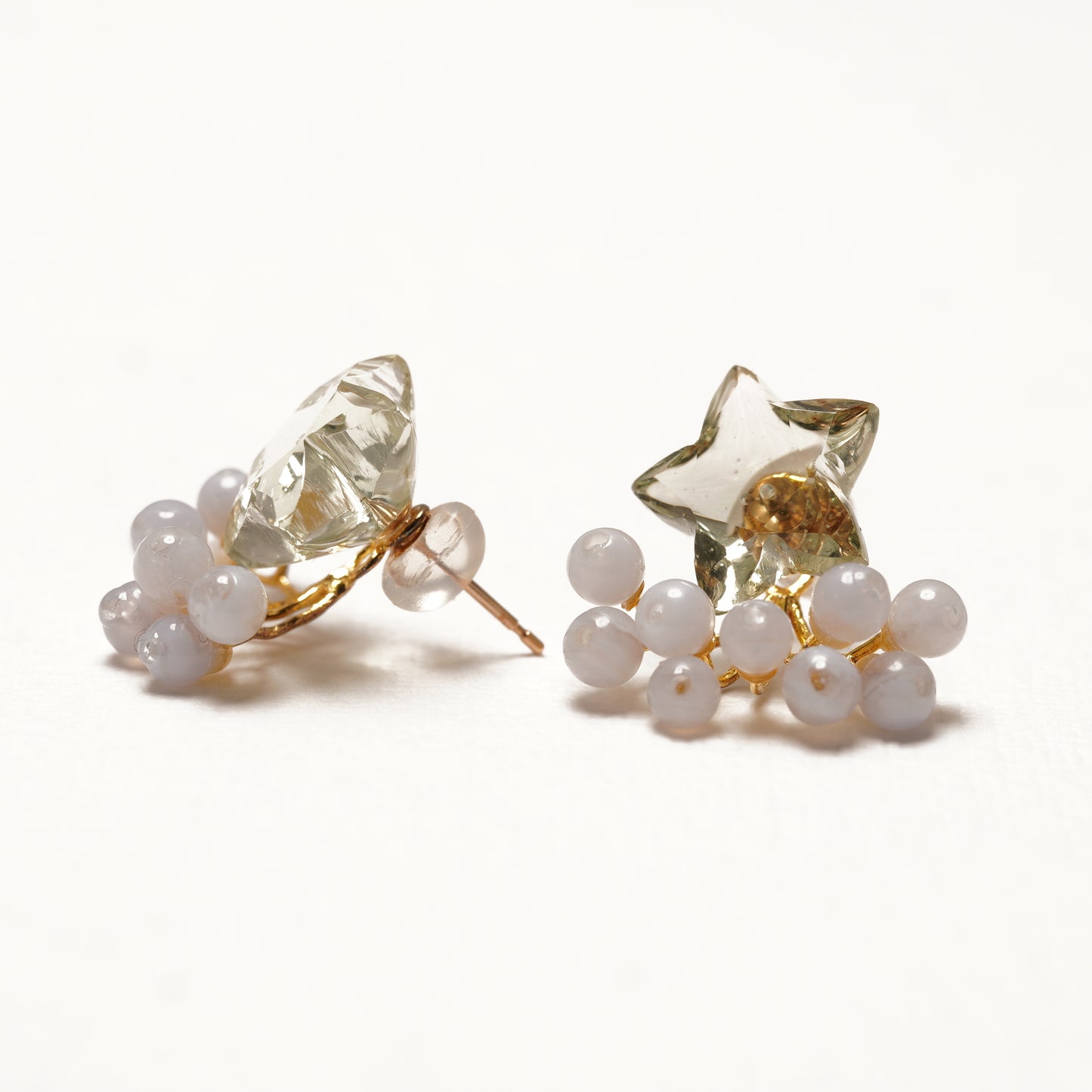 Gemstone Fairy Earrings Collection Pierce 完売