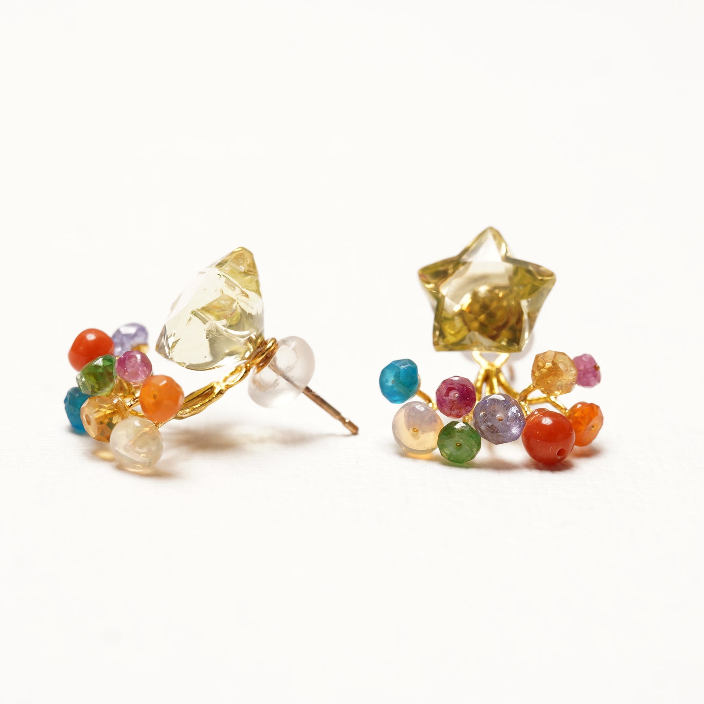Gemstone Fairy Earrings Collection Pierce 完売