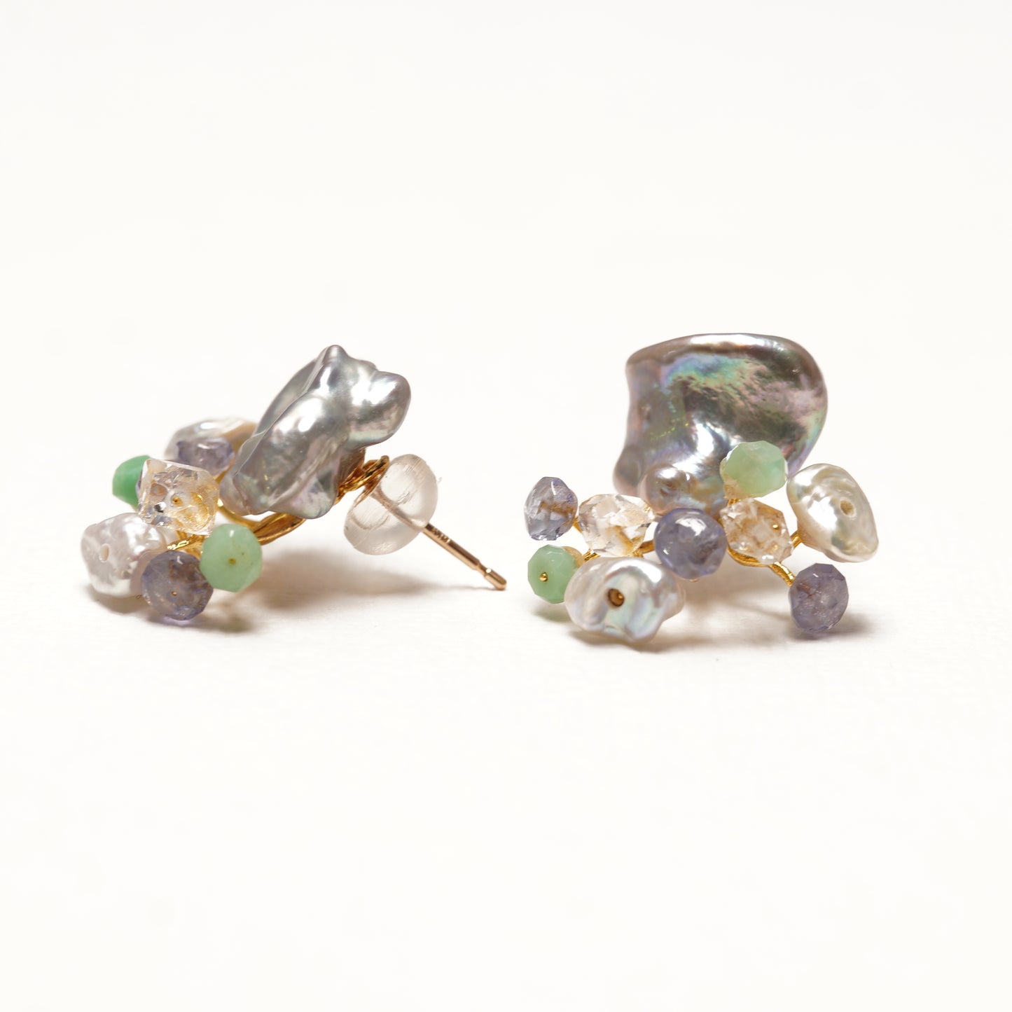 Gemstone Fairy Earrings Collection Pierce