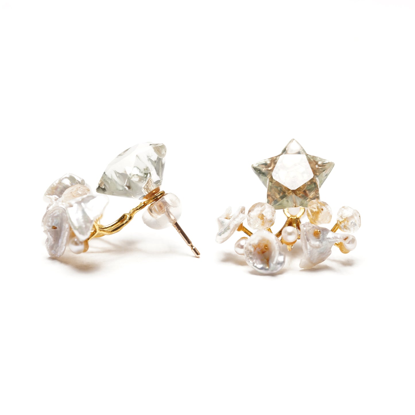 Gemstone Fairy Earrings Collection Pierce