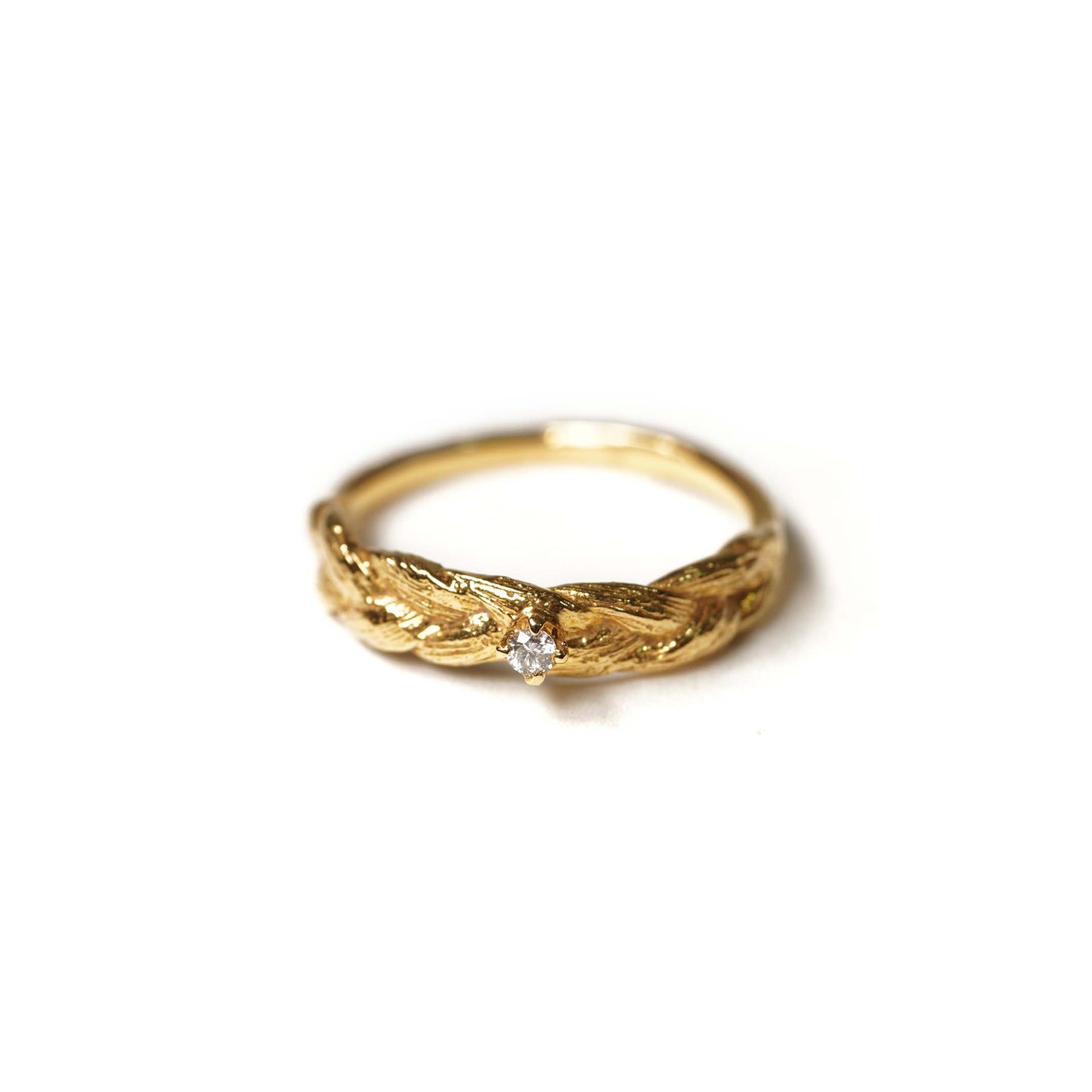 Braid Hair Collection Ring < Diamond >