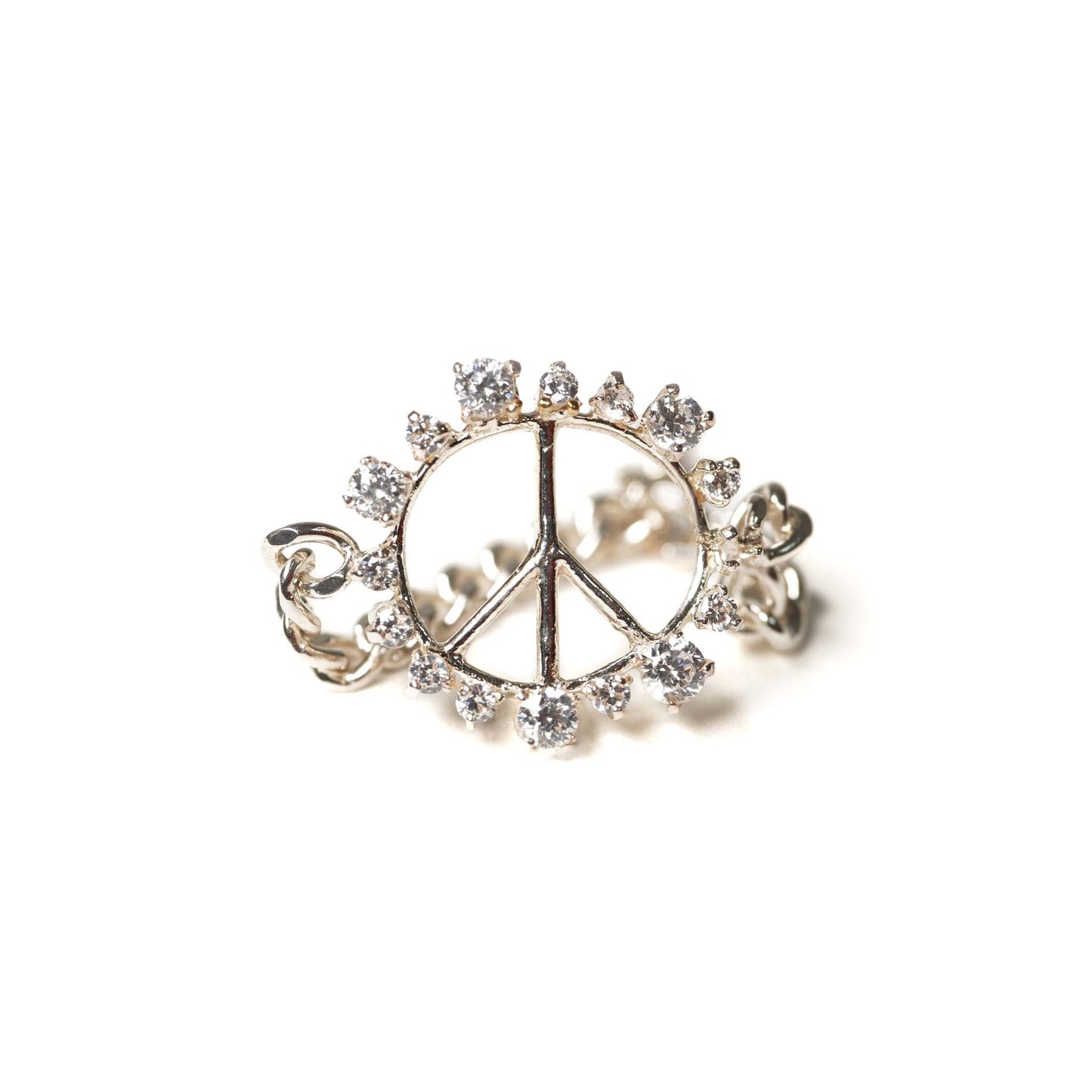 PEACE Collection Ring < Cubic zirconia >