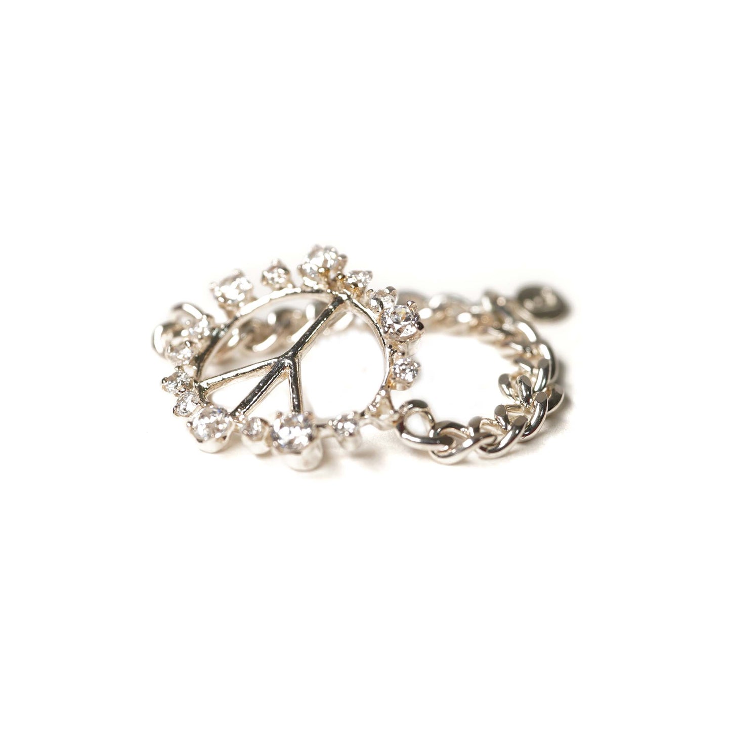PEACE Collection Ring < Cubic zirconia >