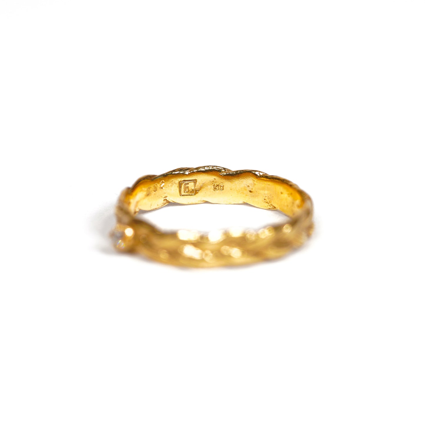 Braid Hair Collection Ring < Diamond >