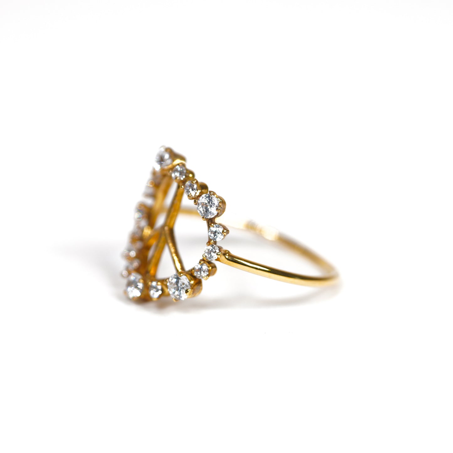PEACE Collection Ring < Cubic zirconia >