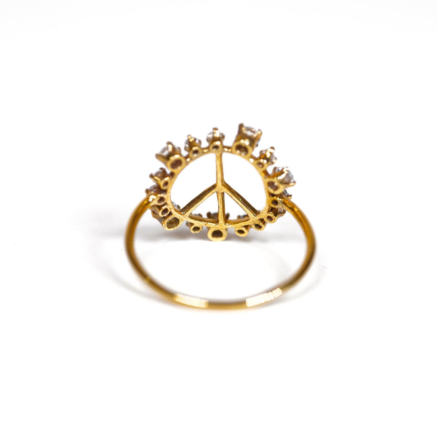 PEACE Collection Ring < Cubic zirconia >