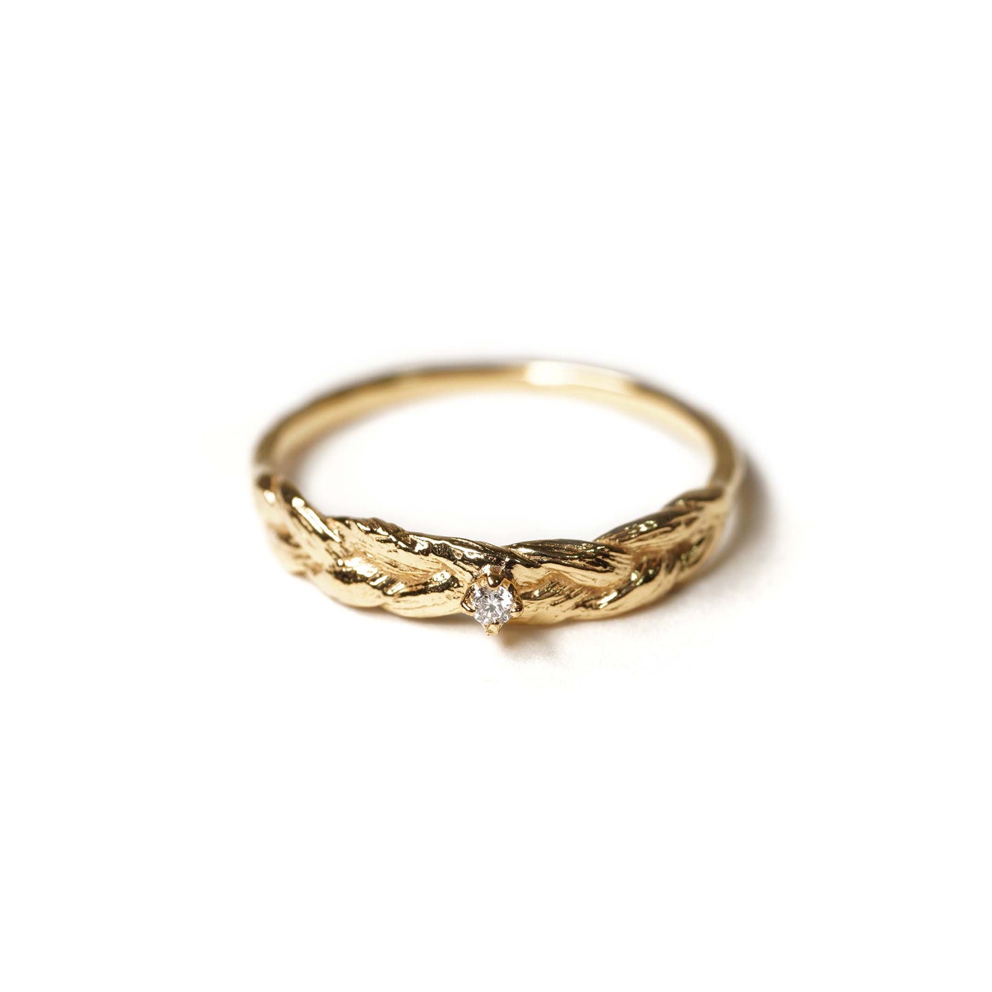 Braid Hair Collection Ring < Diamond >