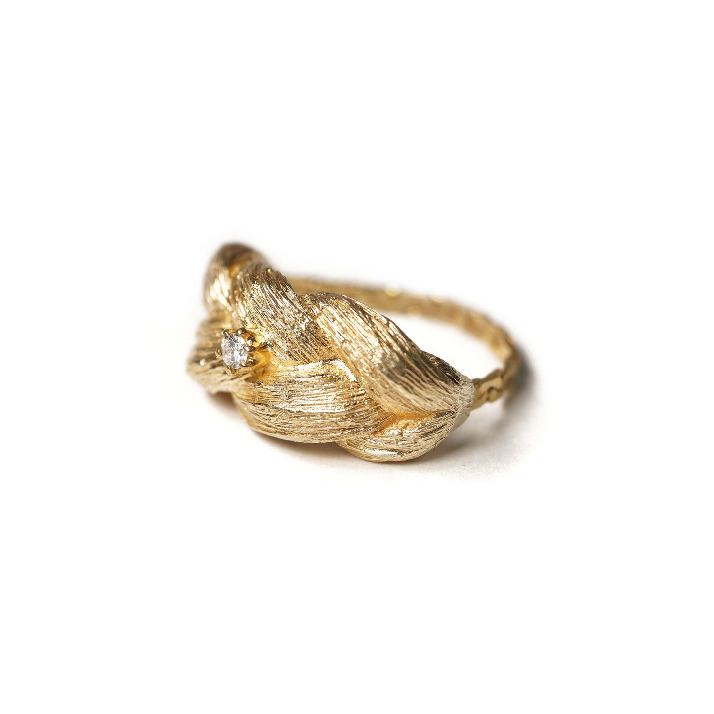 Braid Hair Collection Ring < Diamond >