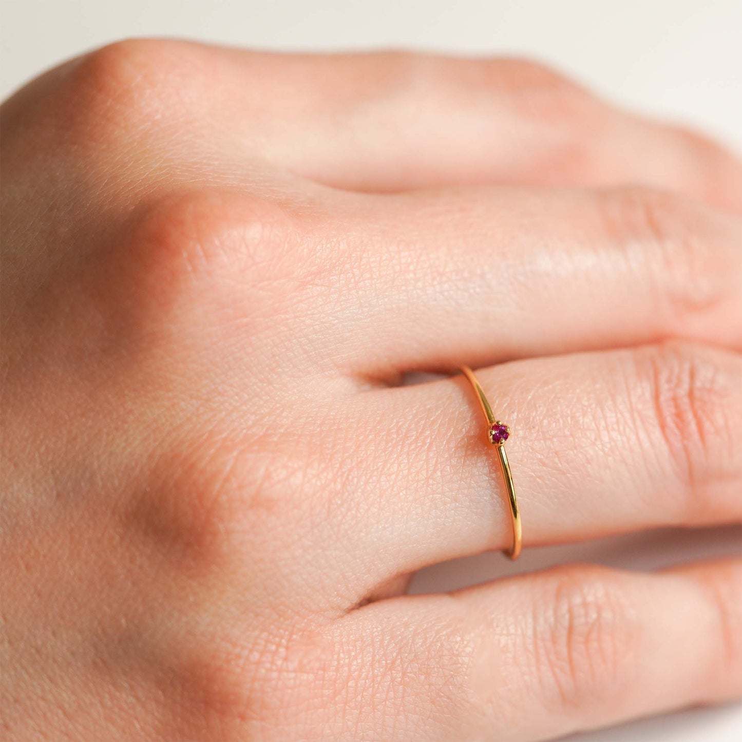 Petit Diamond Collection Ring < Ruby >