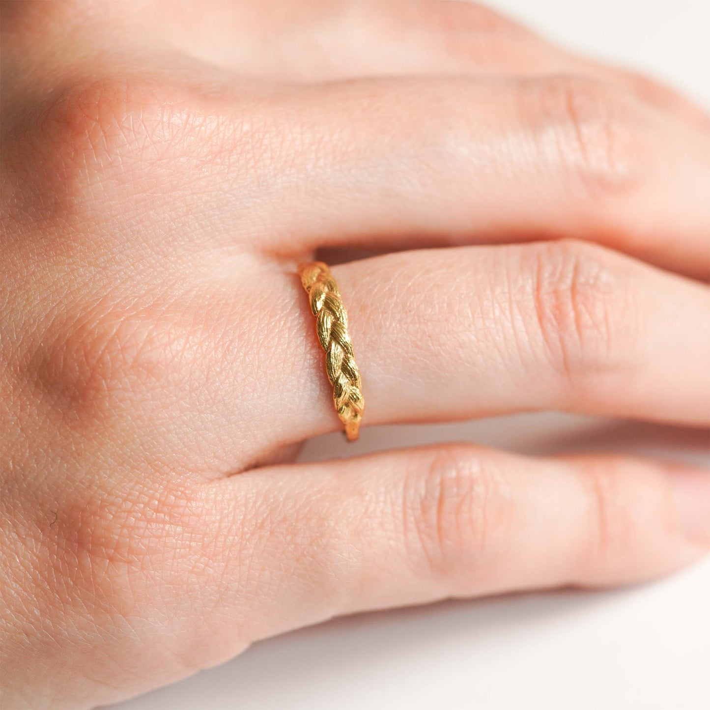 Braid Hair Collection Ring <K10>