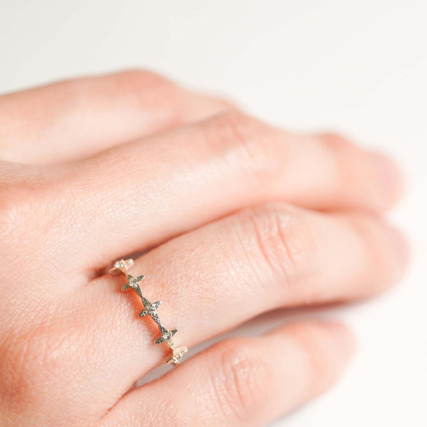 Cross Collection Ring < Diamond >