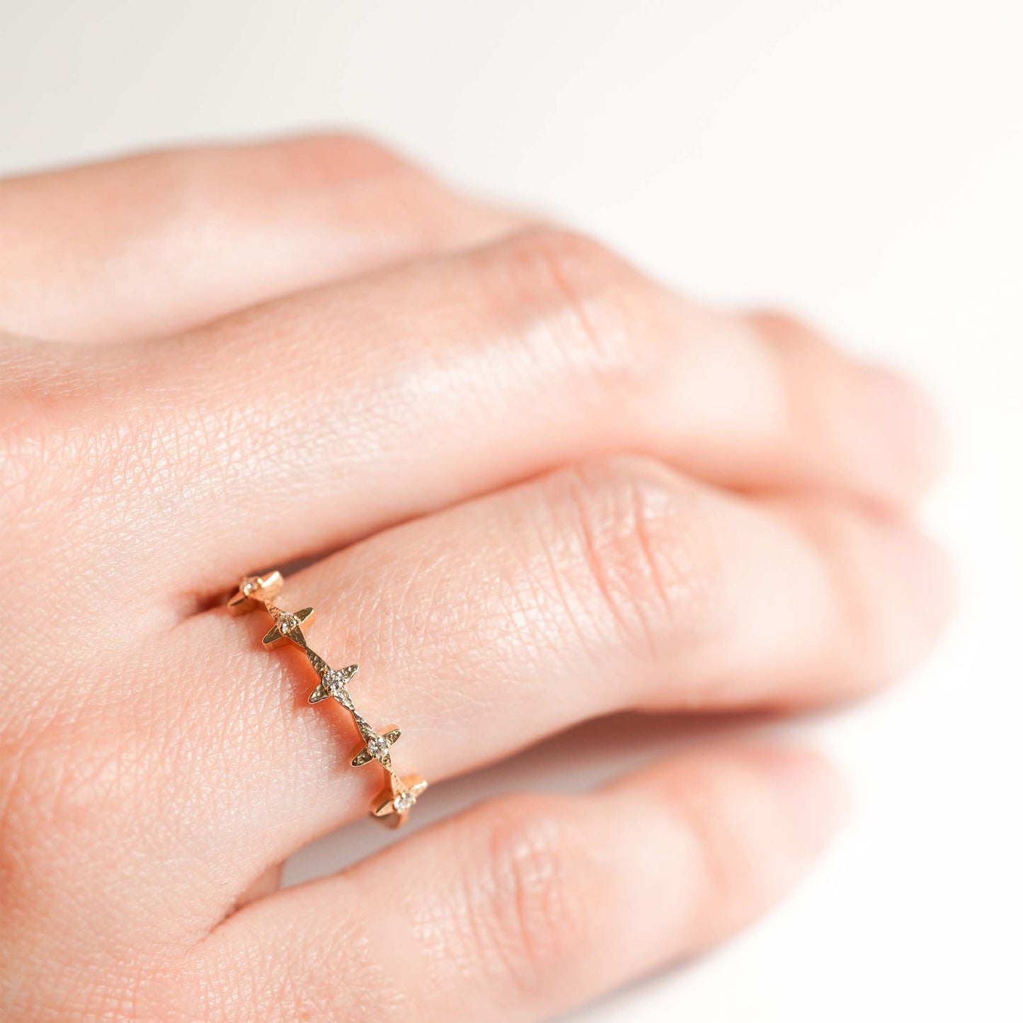 Cross Collection Ring < Diamond >