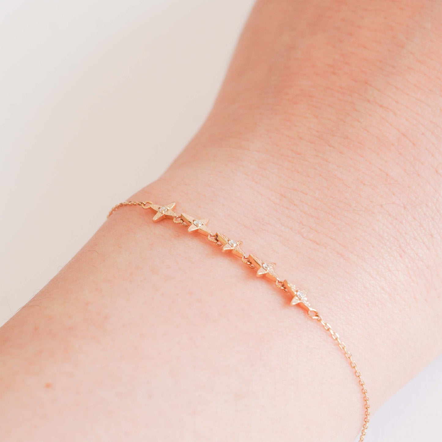 Cross Collection Bracelet < Diamond >