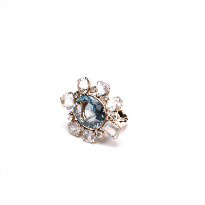 Moss Aquamarine Ring 144-R-3