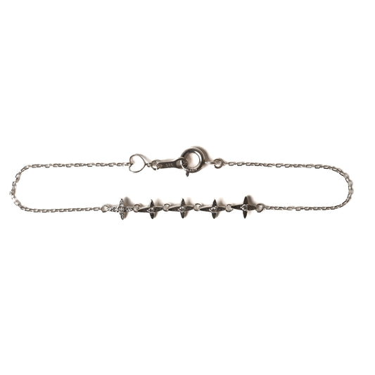 Cross Collection Bracelet < Diamond >