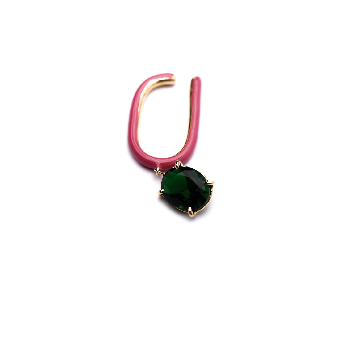 Candy Collection Earcuff < Emerald Glass >