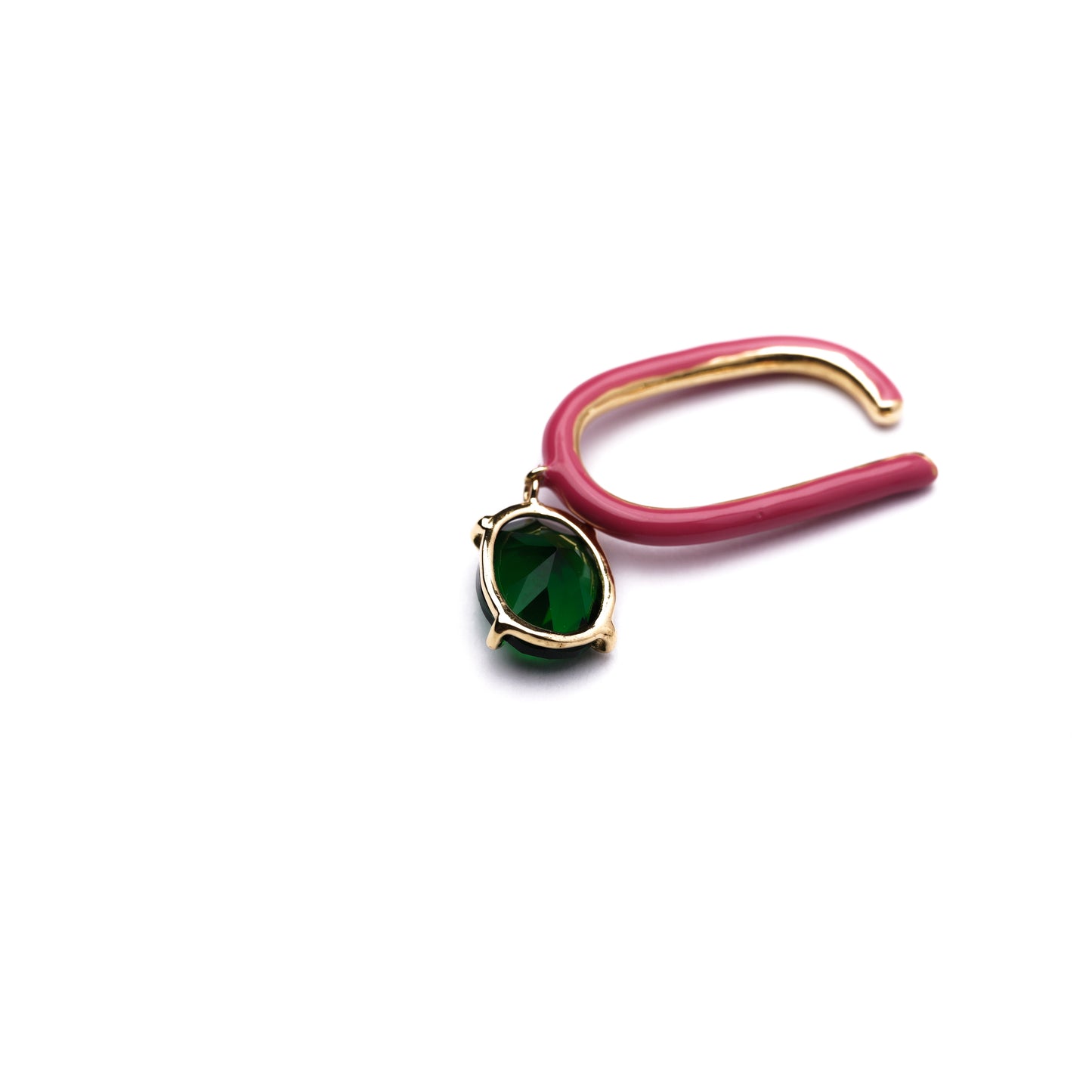 Candy Collection Earcuff < Emerald Glass >
