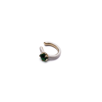 Candy Collection Earcuff < Emerald Glass >