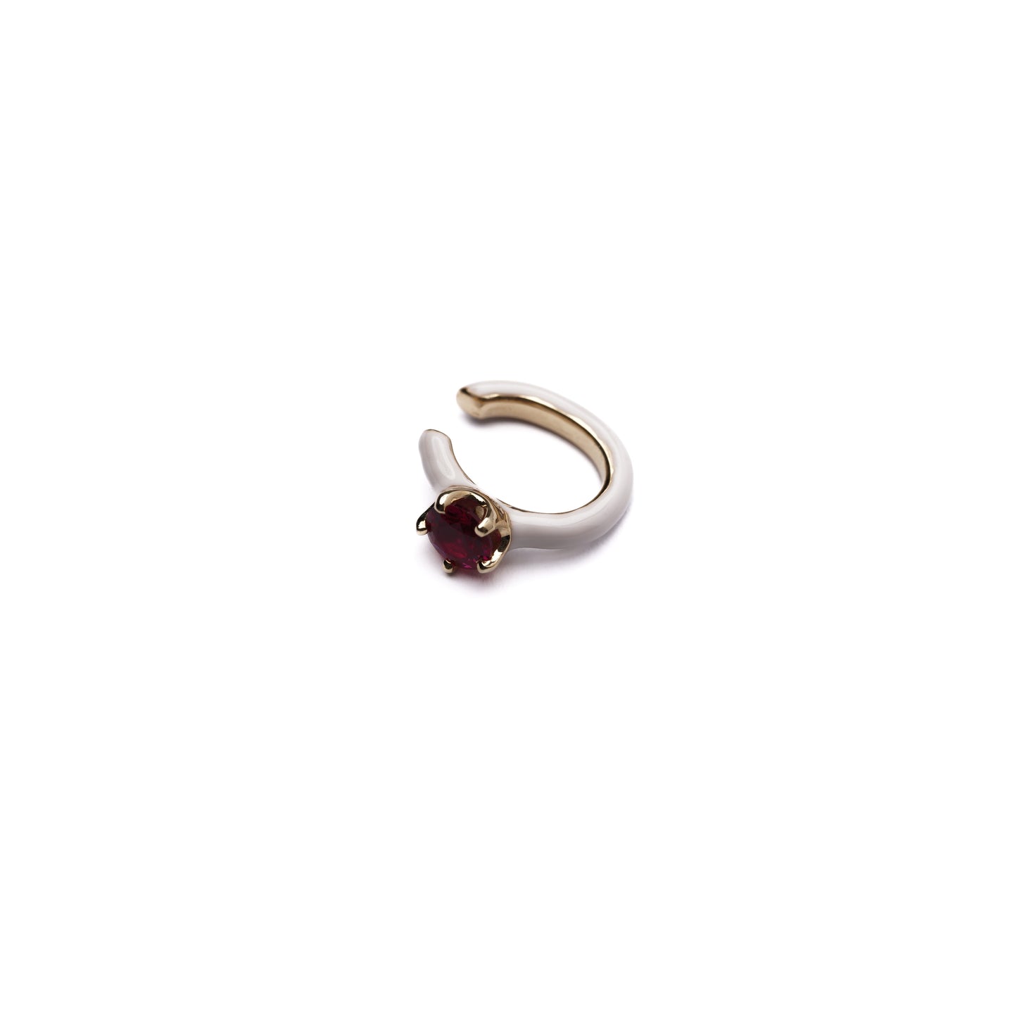 Candy Collection Earcuff < Lab-grown Ruby >