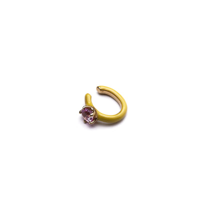 Candy Collection Earcuff < Lab-grown Pink Sapphire >