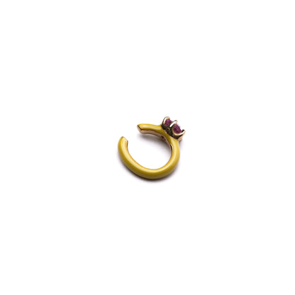 Candy Collection Earcuff < Lab-grown Pink Sapphire >